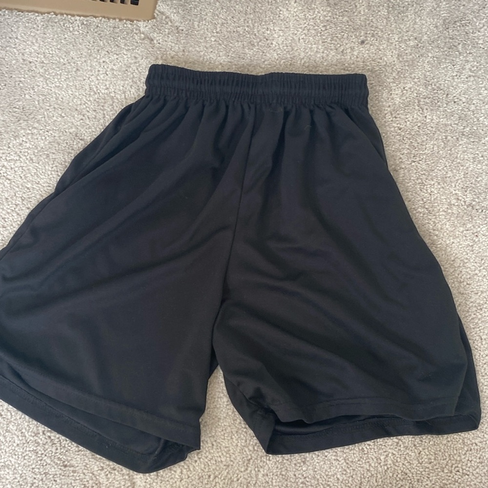 Black Youth Soccer Shorts